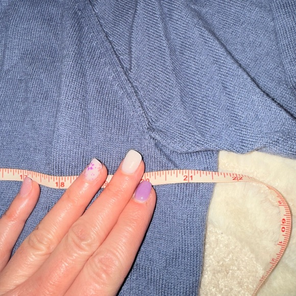 J. Jill Soft Blue Open Cardigan - Picture 3 of 6